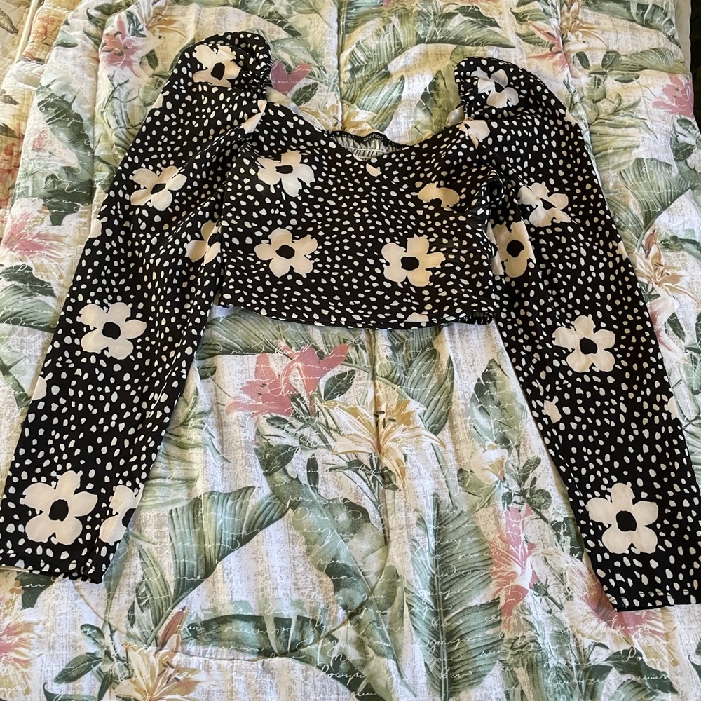 Boohoo Bohemian Crop Top